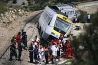 Tragická havária vlaku pri Splite.