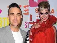 Robbie Williams a Katy Perry