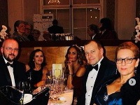 Boris Kollár bol počas víkendu s Andreou Heringhovou na plese vo Viedni.
