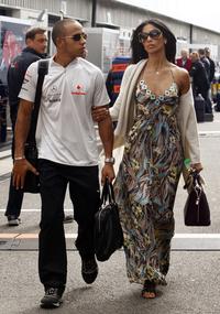 Nicole Scherzinger a Lewis Hamilton