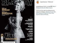 Eva Perkausová sa objavila na titulke pánskeho magazínu Playboy.