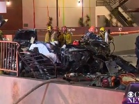 Auto, v ktorom zahynuli speváčka a basketbalista, bolo celkom zničené.
