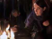 Na snímke exmanželka Ernesta Valka, Oľga Valková , počas spomienkového pochodu na Hviezdoslavovom námestí v Bratislave. Na snímke exmanželka Ernesta Valka, Oľga Valková , počas spomienkového pochodu na Hviezdoslavovom námestí v Bratislave.