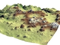 Lidar mapa objavenej oblasti Lidar mapa objavenej oblasti