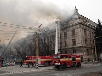 Daňový úrad zachvátil rozsiahly požiar