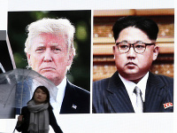 Donald Trump a Kim Čong-un Donald Trump a Kim Čong-un