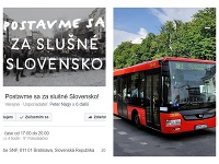 Prinášame vám informácie o odklone mestskej hromadnej dopravy počas dnešného zhromaždenia Za slušné Slovensko Prinášame vám informácie o odklone mestskej hromadnej dopravy počas dnešného zhromaždenia Za slušné Slovensko