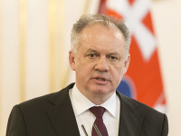 Andrej Kiska počas tlačovej konferencie Andrej Kiska počas tlačovej konferencie