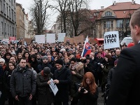 Protest v Prahe Protest v Prahe