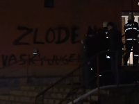 V Žiline horela strecha budovy Smeru V Žiline horela strecha budovy Smeru