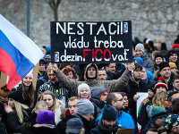 Pochod študentov a slušných ľudí v Bratislave