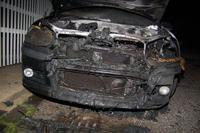 Zhorený VW Golf v Košiciach