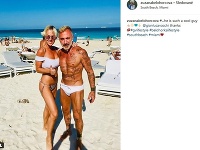 Zuzana Belohorcová si na pláži v Miami odchytila známeho seladóna Gianluca Vacchiho.
