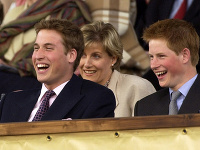 Princ Harry a princ William.