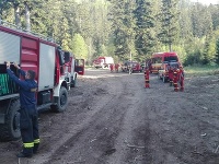 Zásah hasičov vo Vysokých Tatrách