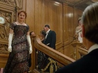 Zábery z filmu Titanic.