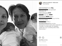 Peter Cmorik sa na Instagrame pochválil krásnou rodinkou. 