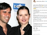 Geena Davis a jej manžel Reza sa rozvádzajú. 