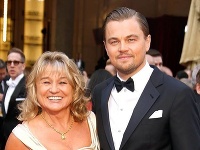 Leonardo DiCaprio so svojou mamou. 