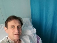 Herec Jan Antonín Duchoslav v nemocnici.