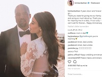 Kim a Kanye oslavujú 4 roky manželstva. 