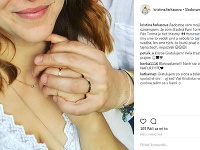 Kristína Tormová a Peter Torma zverejnili informáciu o svadbe na Instagrame.