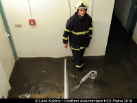 Pražskí hasiči zasahovali vo vinohradskej nemocnici v Prahe. 