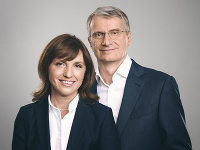 Robert Mistrík s manželkou
