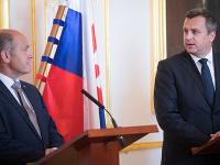 Predseda NR Rakúska Wolfgang Sobotka a predseda NR SR Andrej Danko
