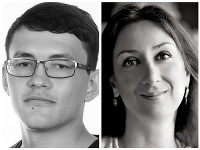 Ján Kuciak a Daphne Caruanová Galiziová Ján Kuciak a Daphne Caruanová Galiziová