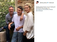 Topmodelka Daniela Peštová so svojím exmanželom Tommasom Butim a ich spoločným synom Yannickom.