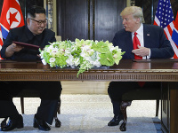 Kim Čong-un a Donald Trump Kim Čong-un a Donald Trump