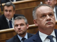 Prezident Andrej Kiska v parlamente so správou o stave republiky. Prezident Andrej Kiska v parlamente so správou o stave republiky.