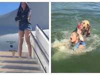 Pes takmer utopil dievča v jazere 