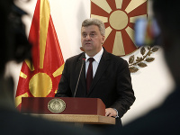 Macedonský prezident George Ivanov. Macedonský prezident George Ivanov.