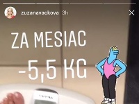 Zuzana Vačková zamakala na svojej postavičke a za mesiac schudla 5,5 kg.