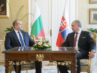 Rumen Radev a Andrej Kiska Rumen Radev a Andrej Kiska