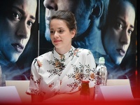 Tehotná Gabriela Marcinková na premiére svojho filmu. Tehotná Gabriela Marcinková na premiére svojho filmu.