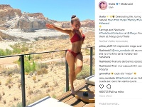 Thalía sa na instagrame pochválila fotkami svojej bezchybnej postavičky. 