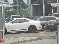 Marián Kočner pred Auparkom Marián Kočner pred Auparkom