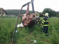 Pád vrtuľníka vo Veľkom Šariši. Pád vrtuľníka vo Veľkom Šariši.