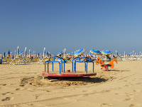 Pláž v Bibione Pláž v Bibione