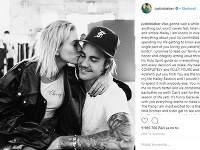 Justin Bieber venoval svojej snúbenici Hailey Baldwin romantické vyznanie. 