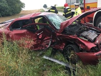 Vážna nehoda pri Budmericiach Vážna nehoda pri Budmericiach