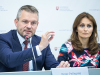Peter Pellegrini a Andrea Kalavská Peter Pellegrini a Andrea Kalavská