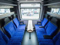 Interiér a dizajn nového vagóna ZSSK