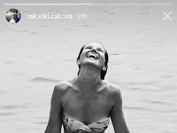 Viki Ráková sa môže pochváliť dokonalým telom. 