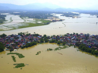Záplavy vo Vietname.