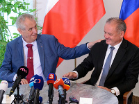 Miloš Zeman a Andrej Kiska Miloš Zeman a Andrej Kiska