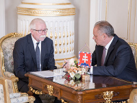 Pavol Šajgalík a Andrej Kiska Pavol Šajgalík a Andrej Kiska